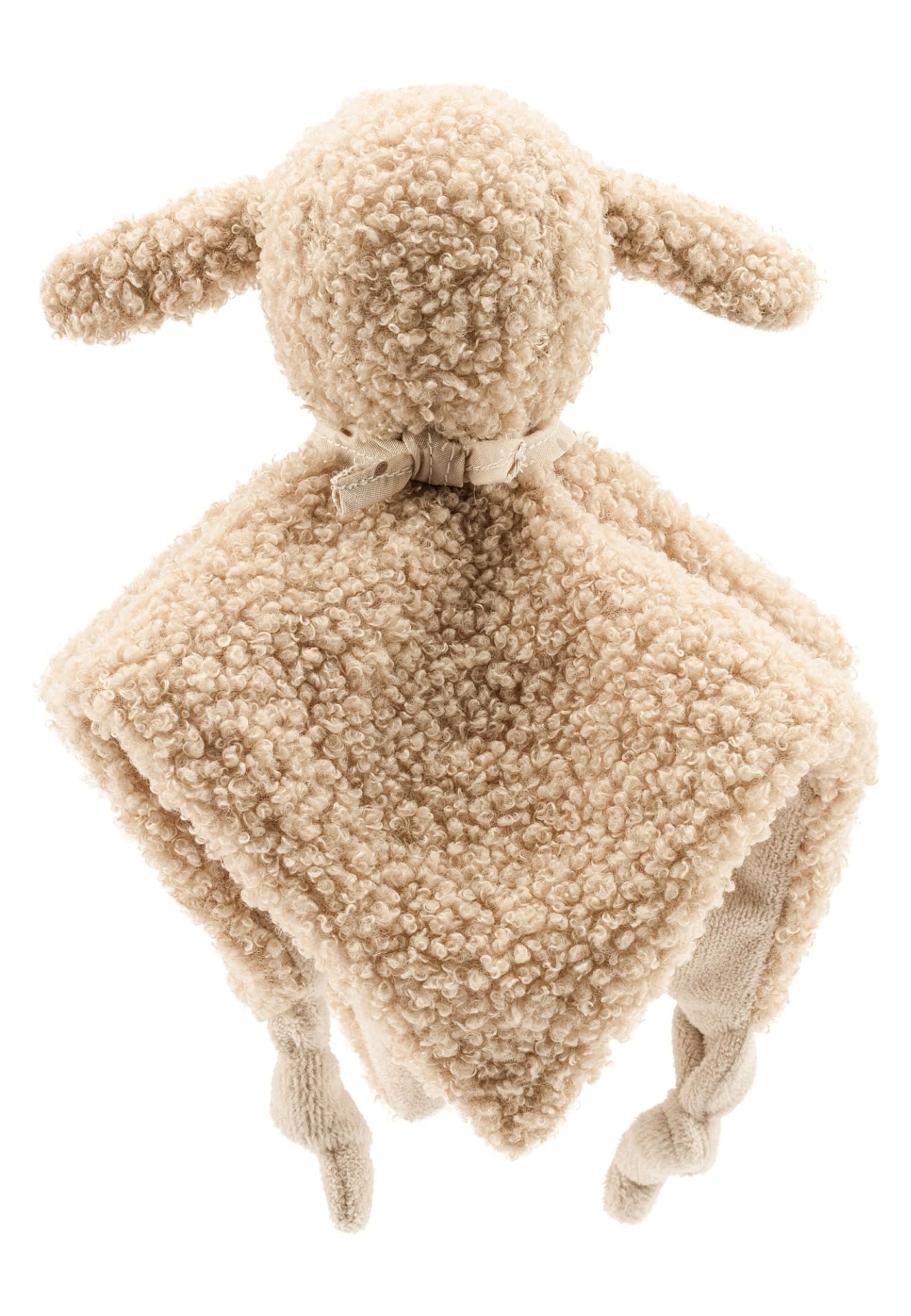 Sterntaler Schaf Flocke Kuscheltuch mit Namen Bestickt, Schmusetuch Einschlafhilfe für Jungs & Mädchen, Baby & Kinder personalisiert