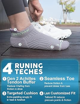 Amazon.com: Juclise Coolmax Bamboo Viscose Compression Running No