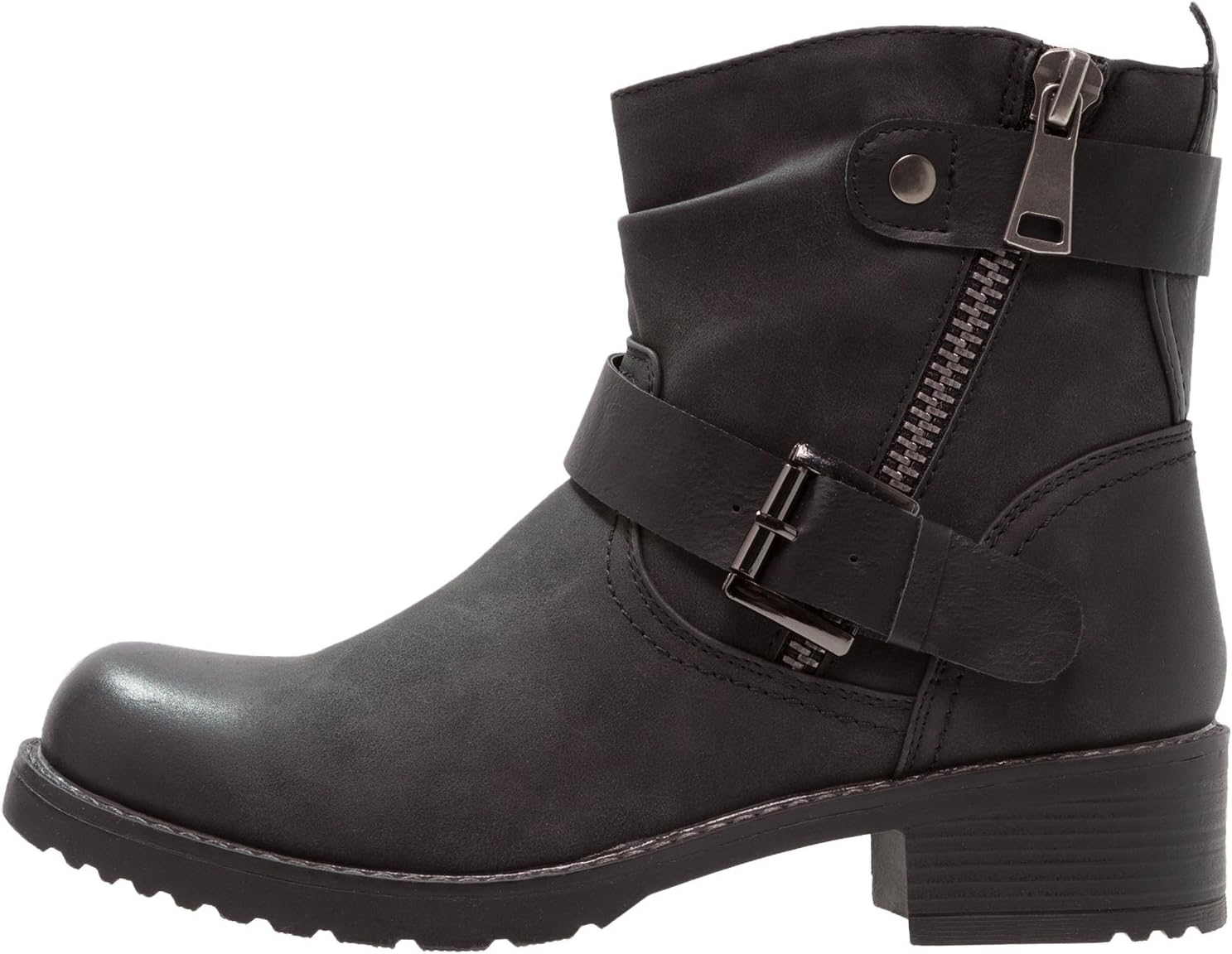 Anna Field Womenโs Biker Boots