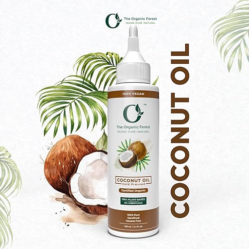 Miniatura 2 de Aceite de coco 100% puro y orgánico para cabello, piel y cuerpo - prensado en frío, sin refinar y natural - Aceite nutritivo y fortalecedor - Vegano