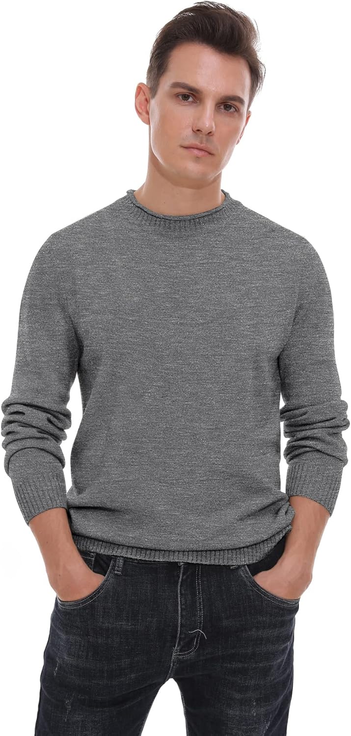 Sailwind Men's Crewneck Sweater Soft Casual Sweaters for Men Classic Pullover Sweaters with Ribbing Edge - Image 5