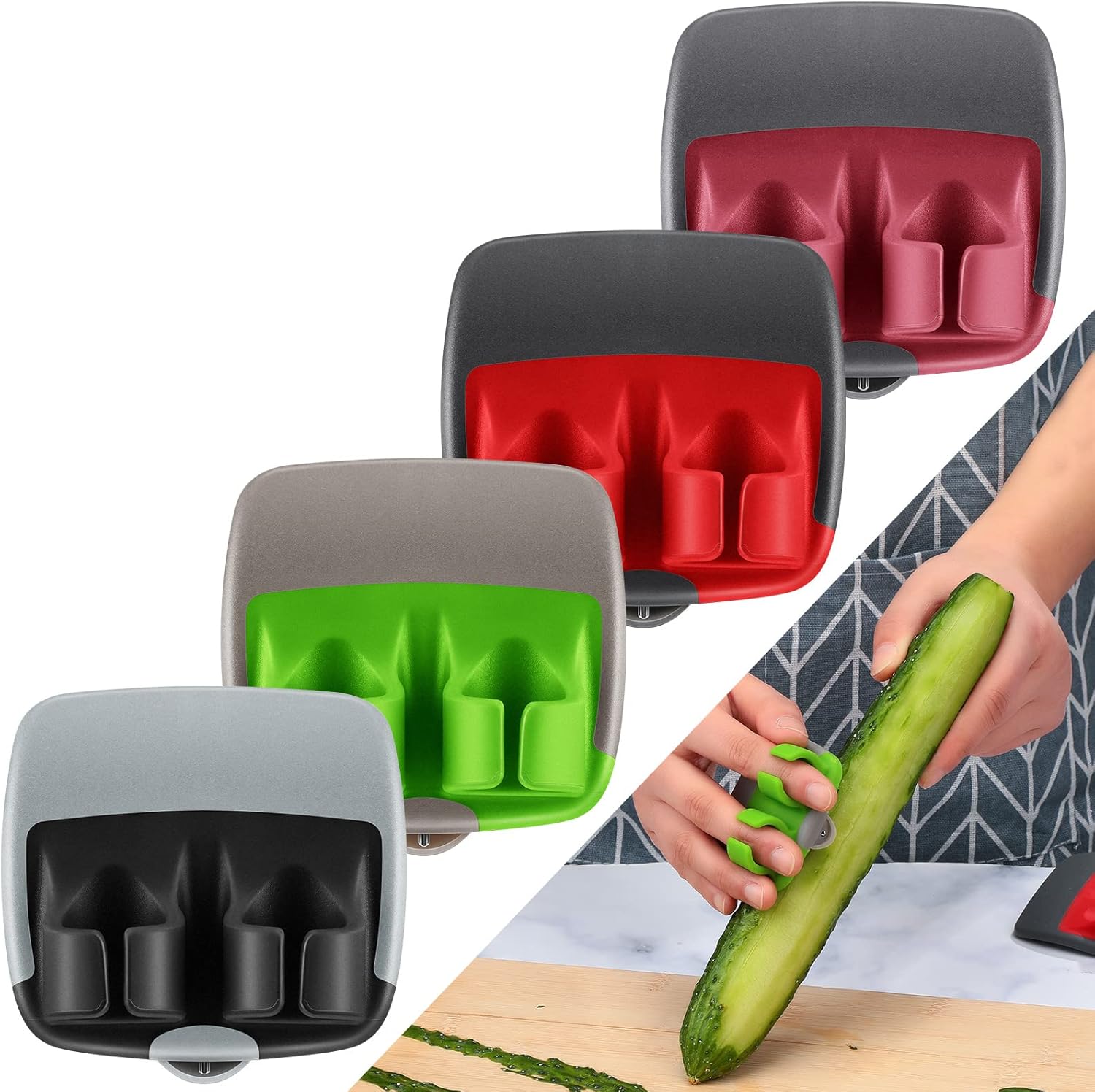 4 Pieces Palm Fruit Peeler Finger Potato Peeler Kitchen