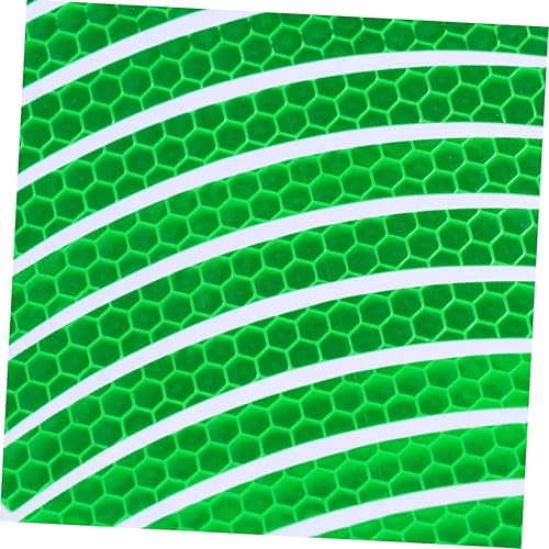 Miniatura 7 de 12 unids Bicicleta para Niños Bicicleta Pegatinas Reflectantes Cinta Reflectante Borde Cinta Reflectante Motocicleta Reflector Adhesivo Bicicleta