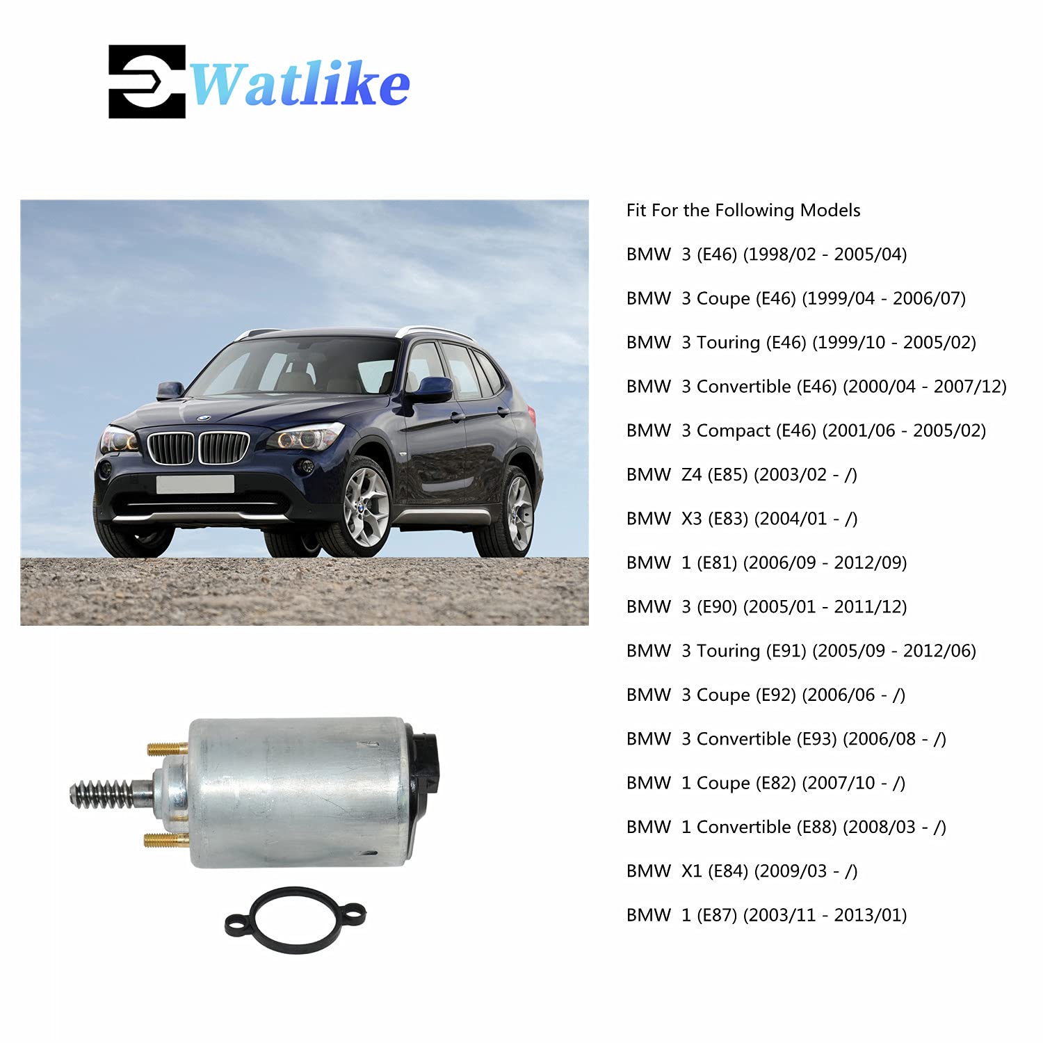 VVT Valvetronic Attuatore Servomotore Valvola Variabile, Dentellato, Compatibile con 3 E46 E90 E91 E92 E93, Z4 E85, X3 E83, 1 E82 E84 E87 E88