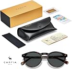 CARFIA Acetate Mens Sunglasses Polarized UV Protection Safety Glasses for Driving Outdoors CA5289