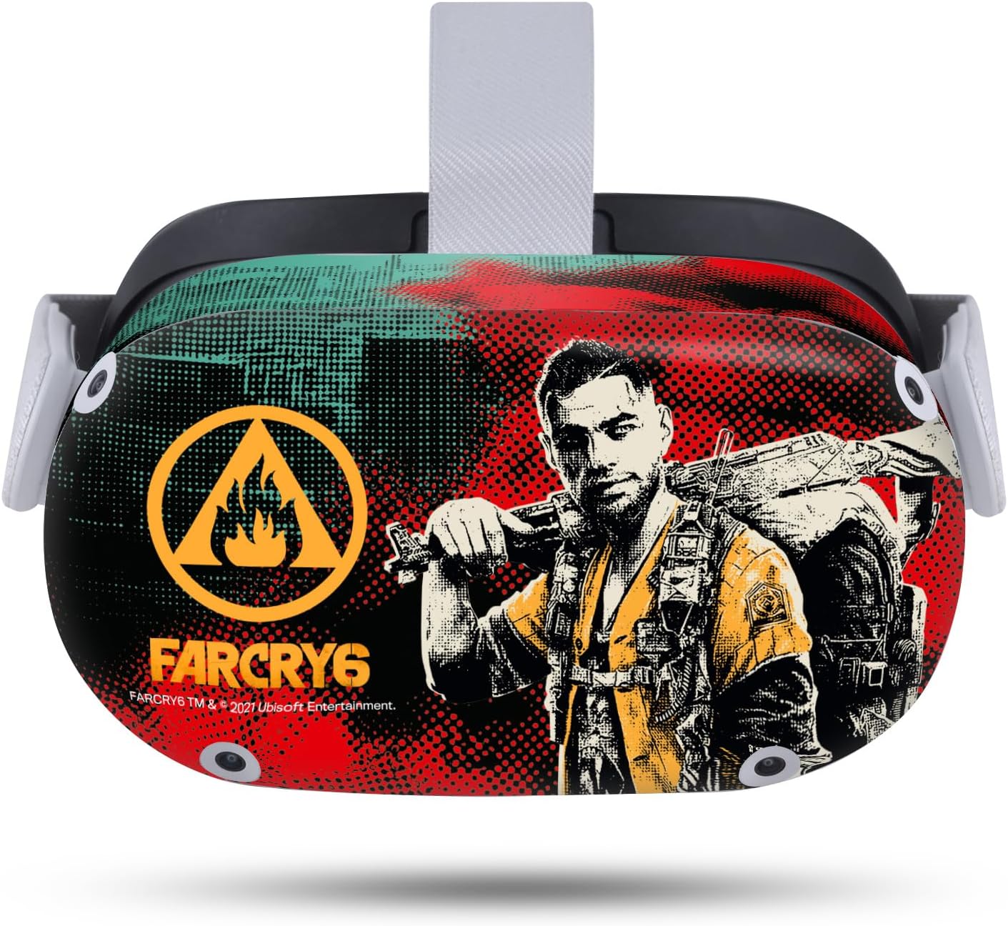 Head Case Designs Officially Licensed Far Cry 6 Graphics Male Dani Vinyl Sticker Skin Decal Cover Compatible with Meta Quest 2