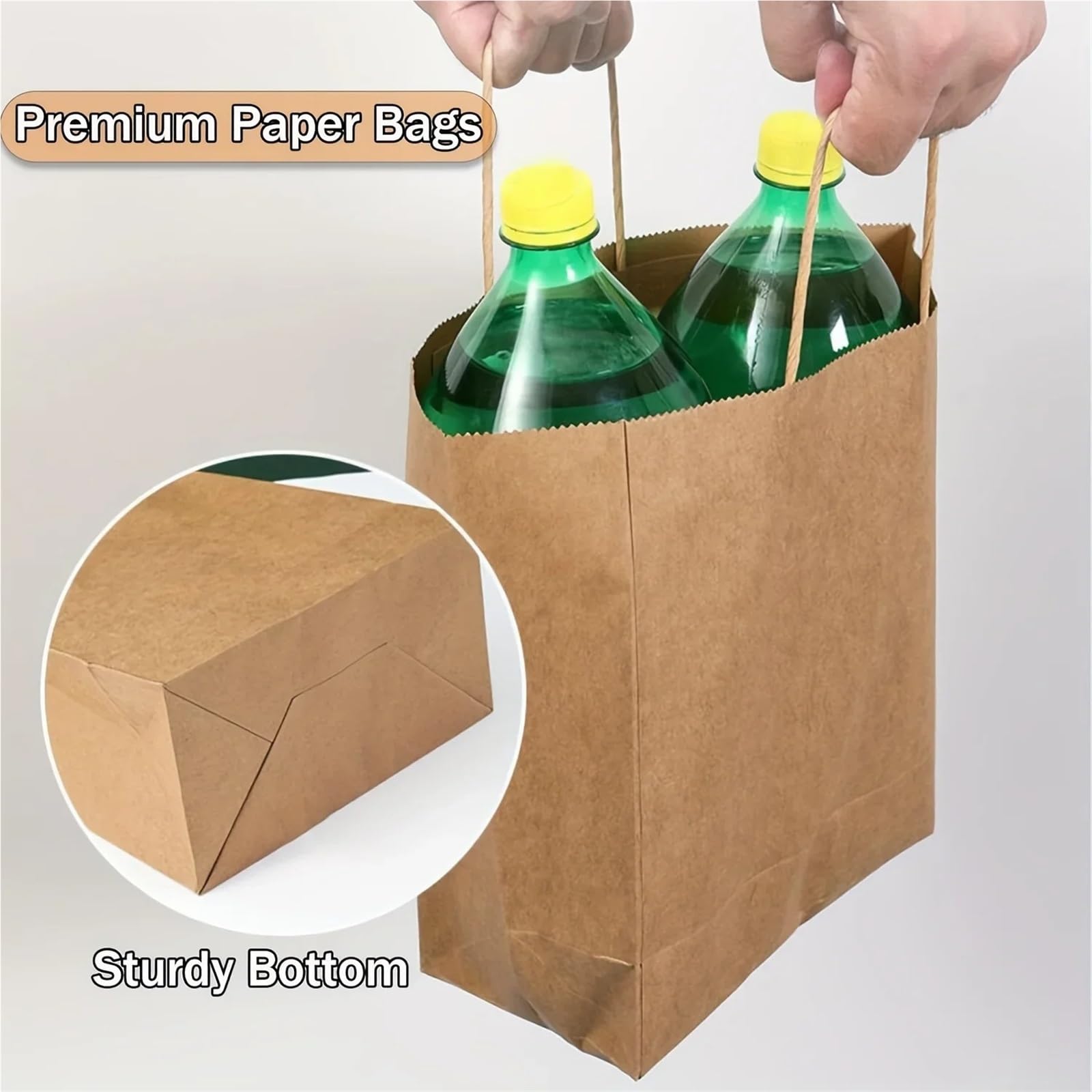 Papiertüten 50/100 Stück kleine Geschenktüten aus Kraftpapier