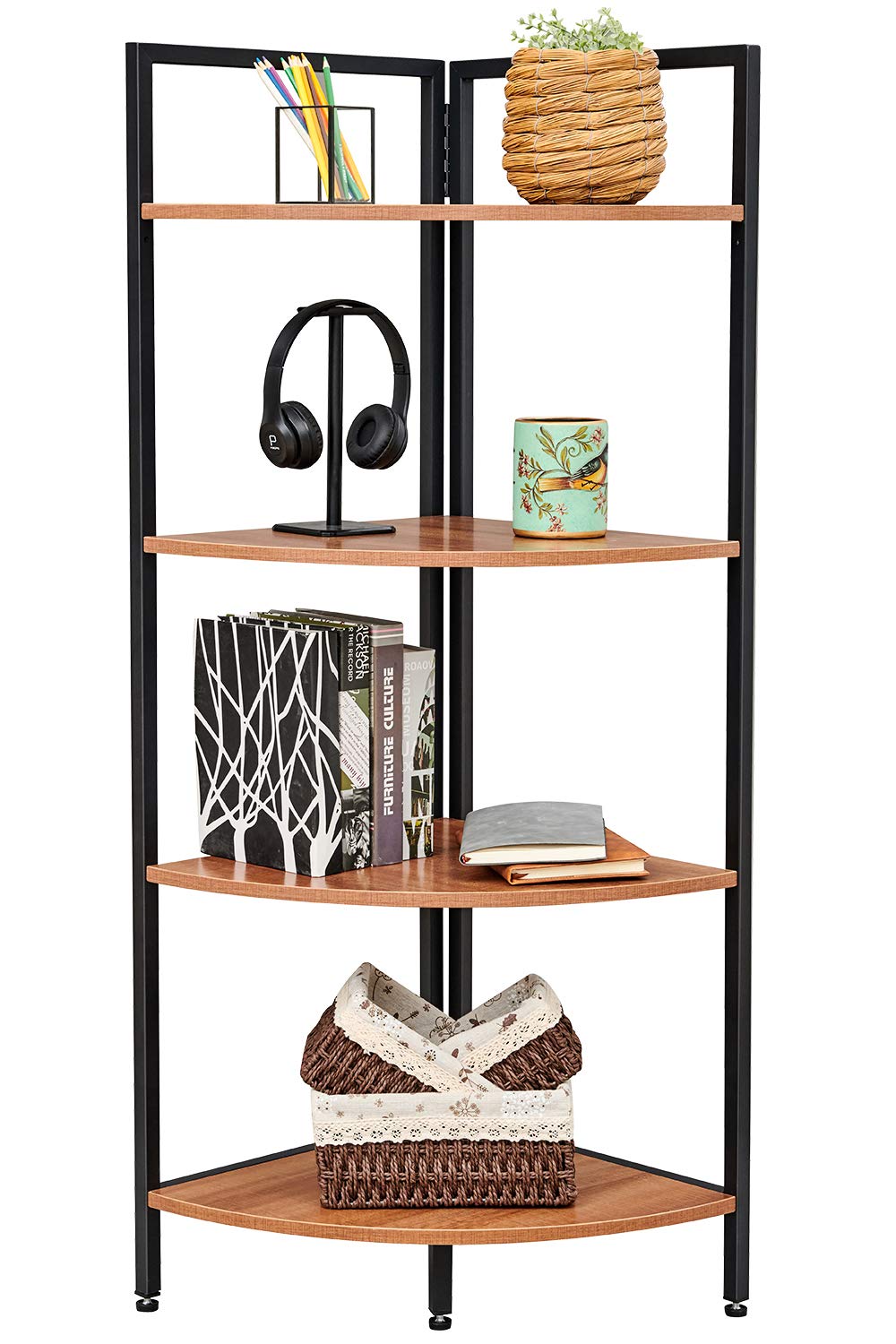 Oak Corner Shelves Decor For You