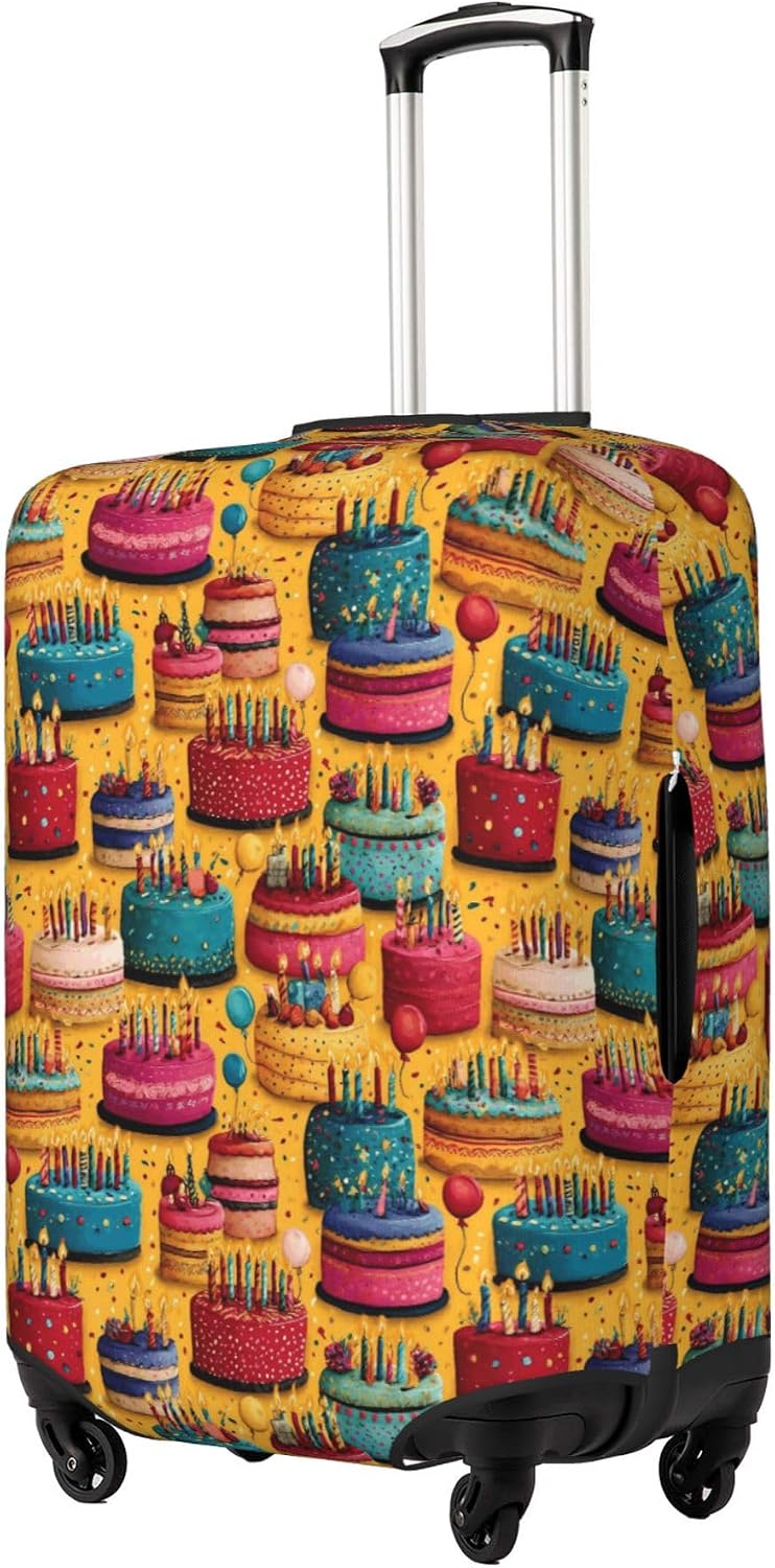 Travel Luggage Cover for Birthday Cake 2