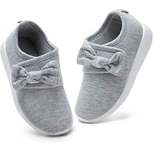 nerteo Toddler Girl Shoes Lightweight Slip On Sneakers for Kids