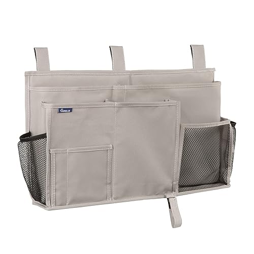 Surblue Bedside Caddy Hanging Bed Organizer Storage Bag Pocket for