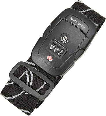 Samsonite TA Revolution sangle de bagage avec serrure TSA Samsonite TA Revolution sangle de bagage avec serrure TSA