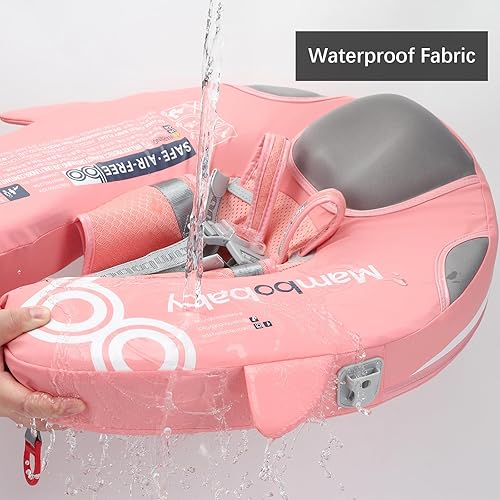 Miniatura 3 de Flotador de piscina para bebé con toldo ajustable 3D UPF50+, añade cola, flotador no inflable para piscina, flotadores de narval de dibujos animados