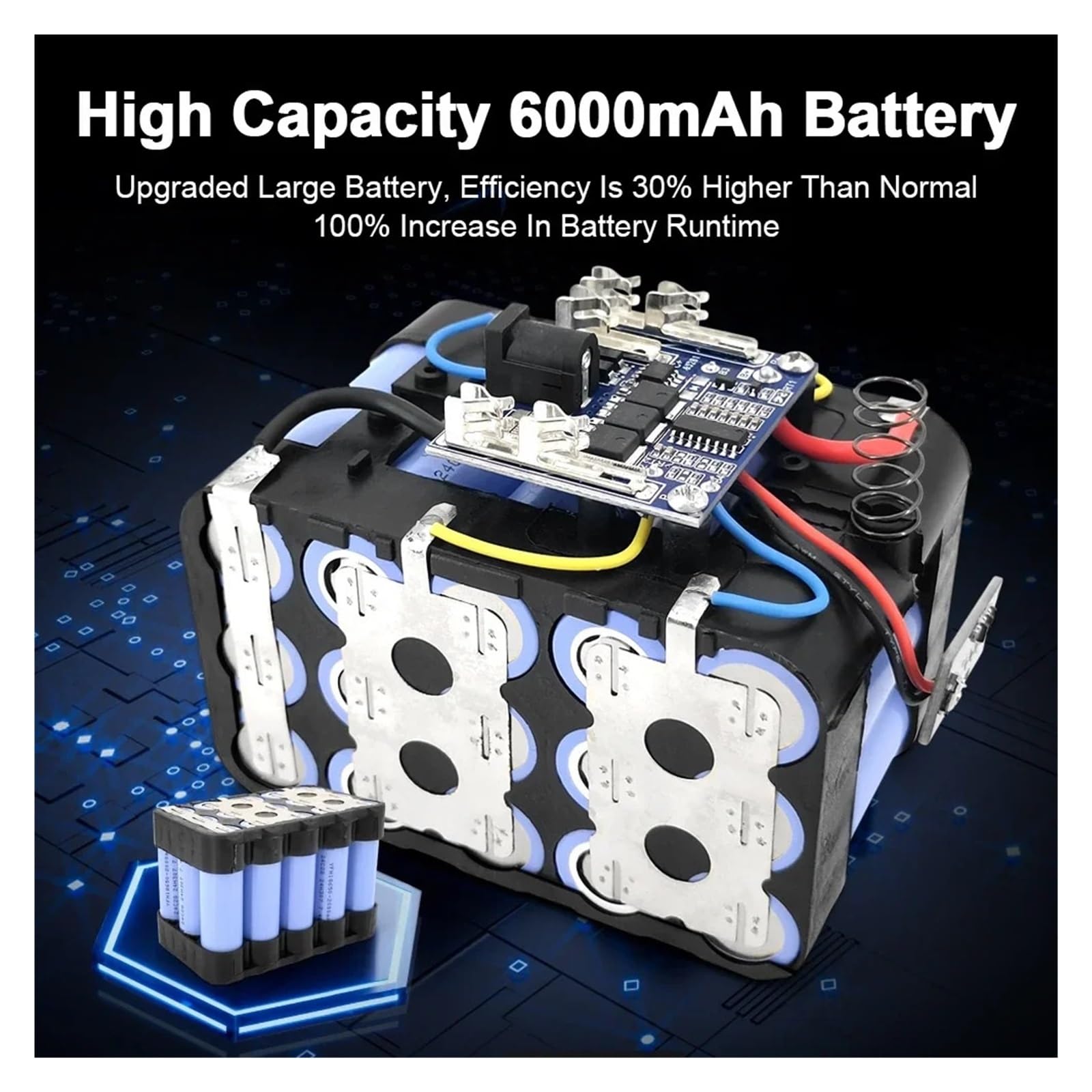 Batteria Ricaricabile Agli Ioni Di Litio Da 18 V Batteria Agli Ioni Di Litio Da 6,0 Ah 4,0 Ah 2,0 Ah Con Spina, Compatibile Con Makita, Batterie Di Ricambio For Utensili Elettrici(1PC 4000mAh)