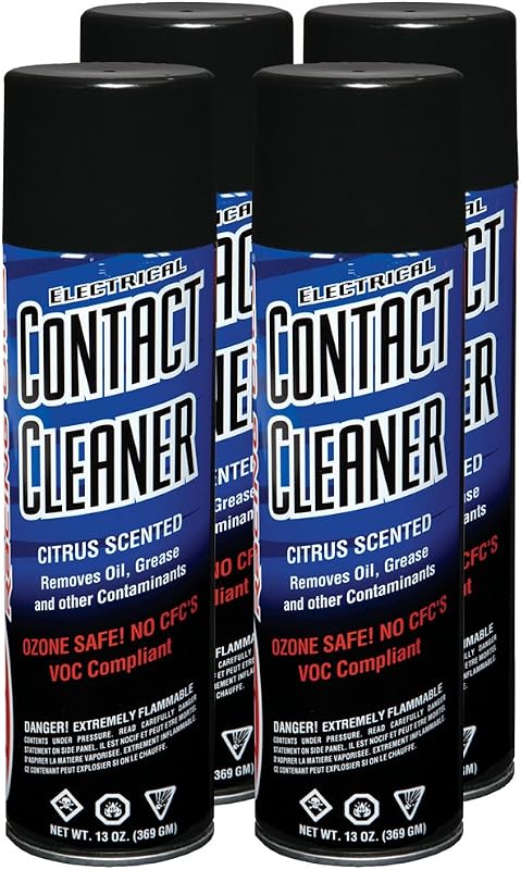 Maxima 72920-4PK Limpiador en aerosol de contacto eléctrico, 52 fl. onzas, paquete de 4
