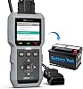 TOPDON AL500B OBD2 Code Reader, OBD2 Scanner with Full OBD2 Functions and Battery Tester with 12V Battery Tests, 12V 24V Cranking and Charging Tests, Free Software Update