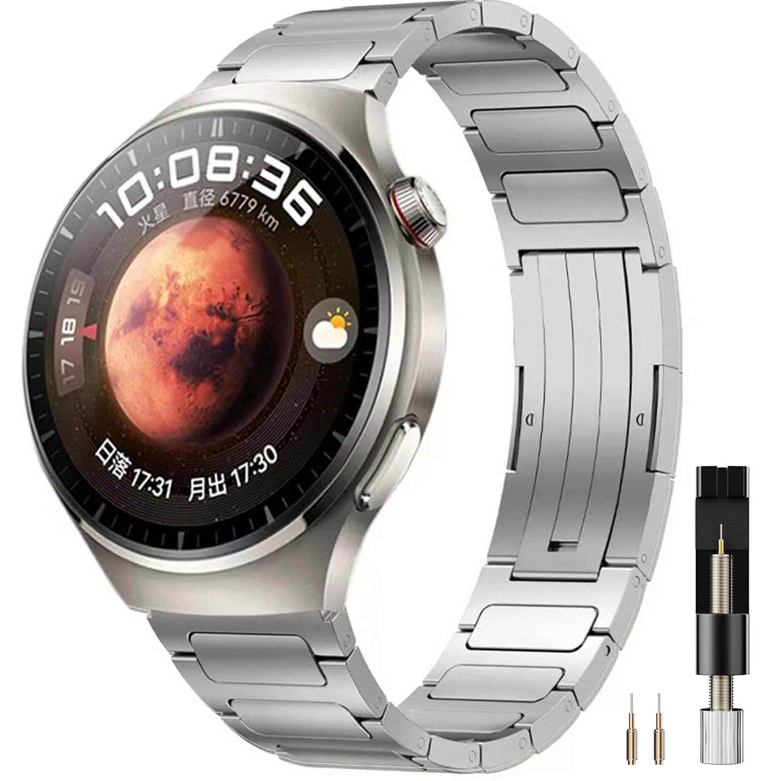 Amazon.co.jp: [Miimall] 対応 高級チタンバンド HUAWEI Watch GT4/GT3 