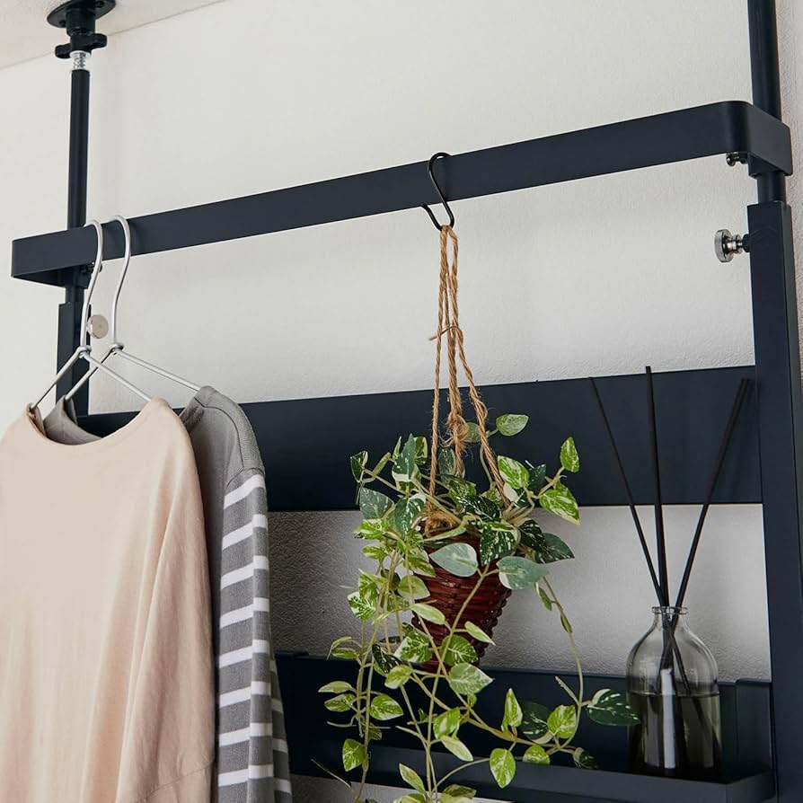 Amazon｜[ベルメゾン] 突っ張りラック スチール ラダー つっぱり