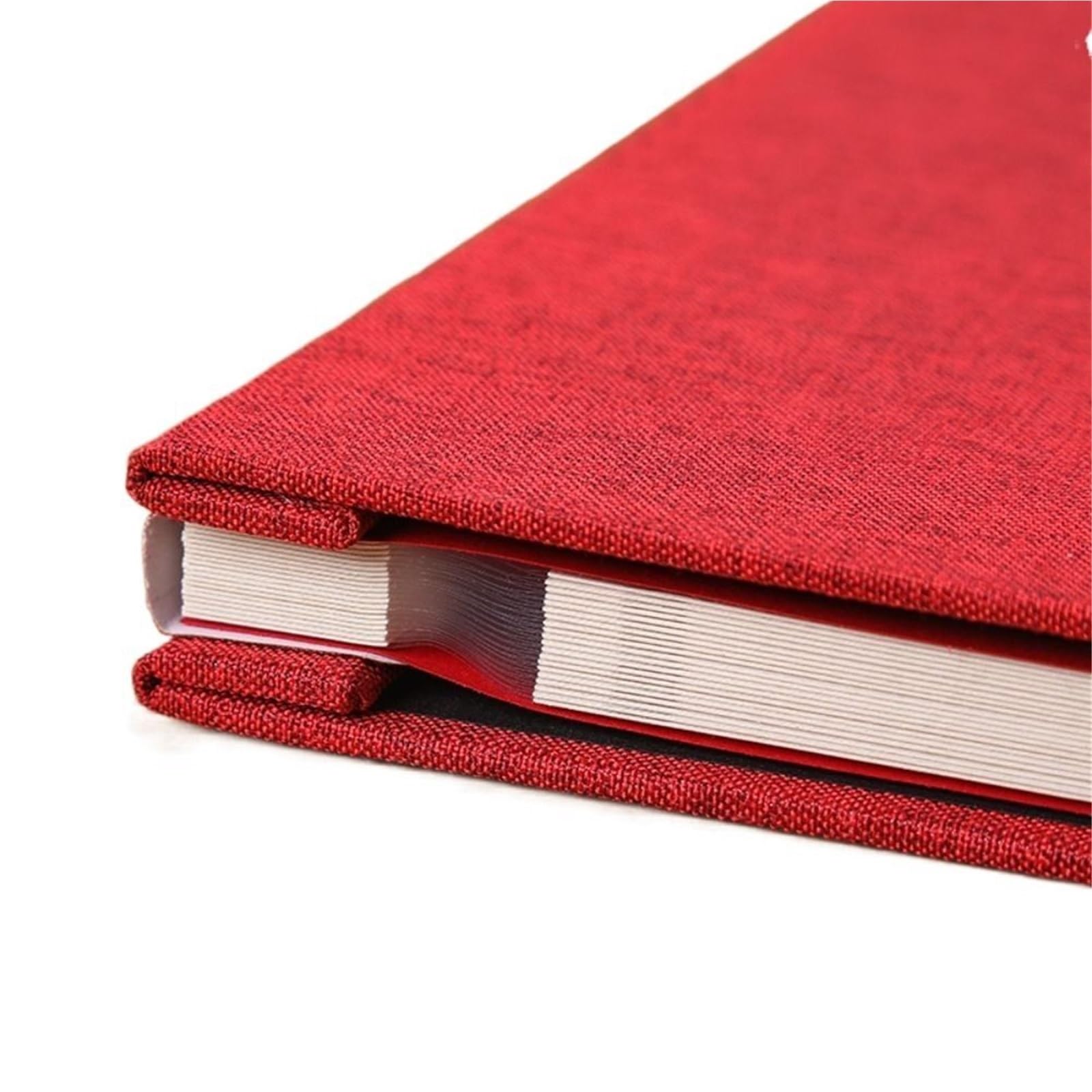 Estuche de almacenamiento imágenes lino, álbum familiar autoadhesivo DIY, recortes memoria conmemorativo 20 hojas Para Aniversarios(Gray-18inch)