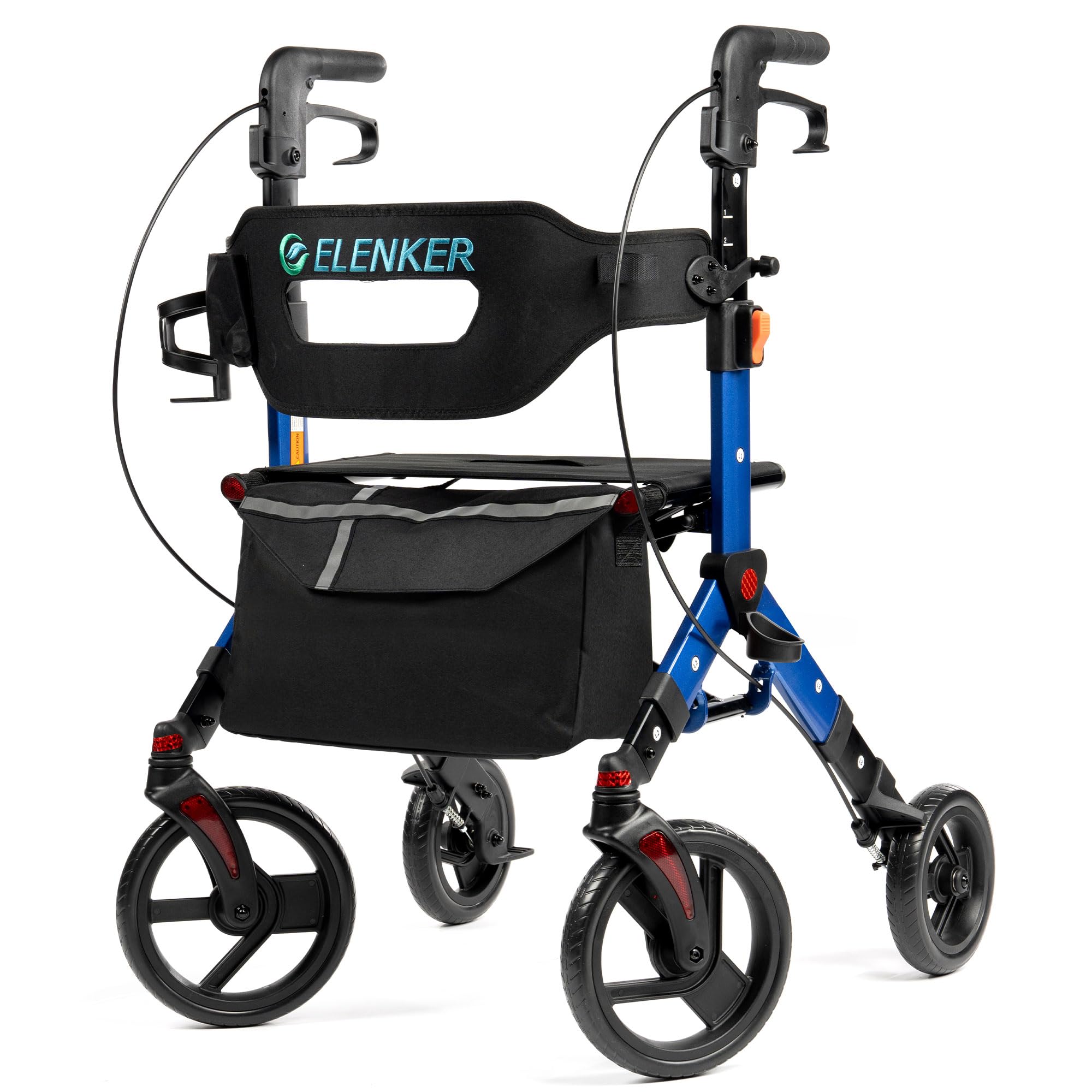 Amazon.com: ELENKER All-Terrain Rollator Walker with Seat, Outdoor