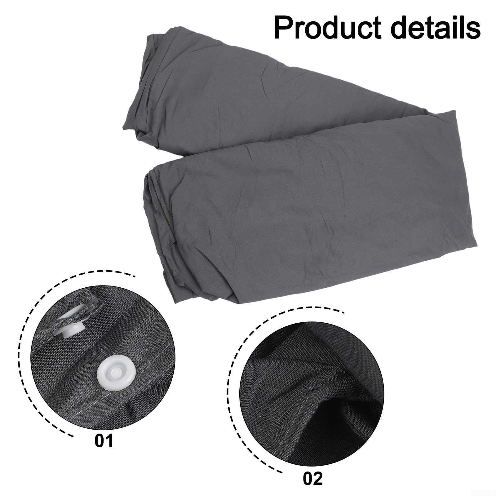 Saco de dormir con sábanas, poliéster cepillado de doble cara con bolsillo para almohada y bolsa de transporte, portátil para camping, viajes, oficina, color gris