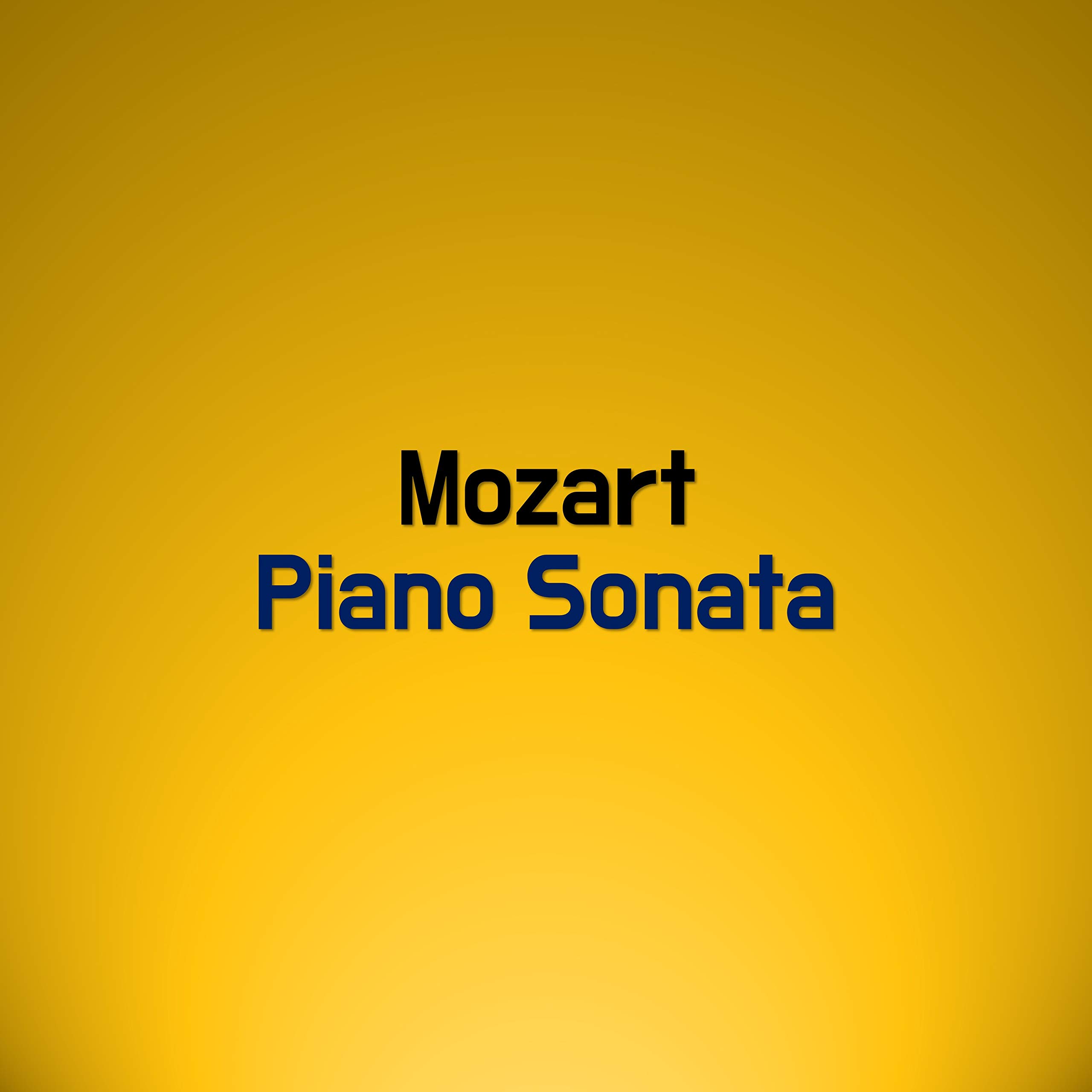 Mozart Piano Sonata
