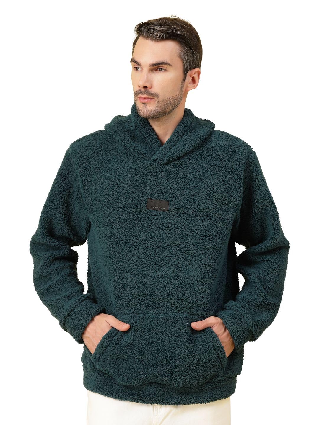 Oversized Sherpa Sweatshirt for Men | Winter Wear Stylish Sweatshirts for Men | Full Sleeves Sweatshirt for Men-image-35