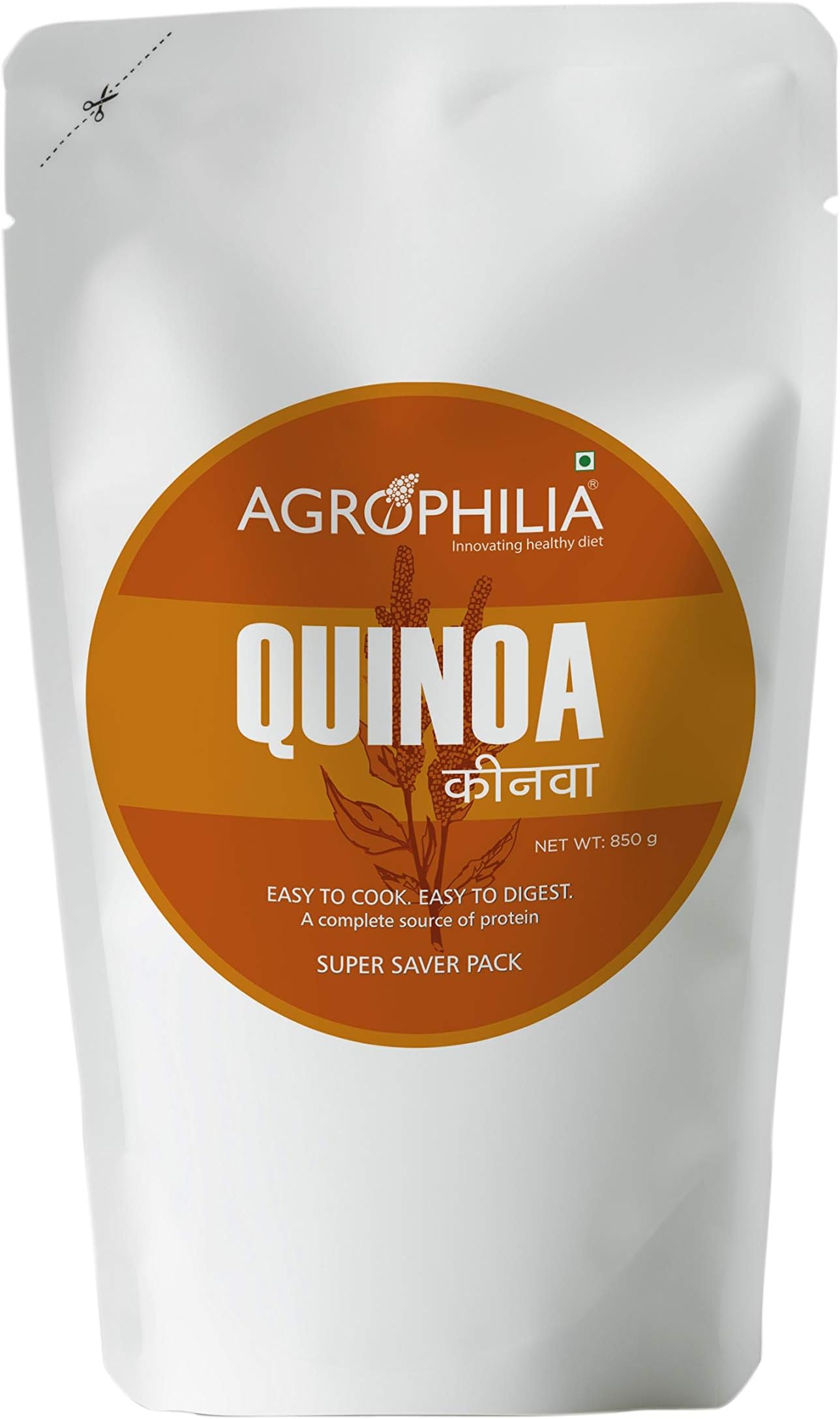 AGROPHILIA White Quinoa 850g Super Saver Pack