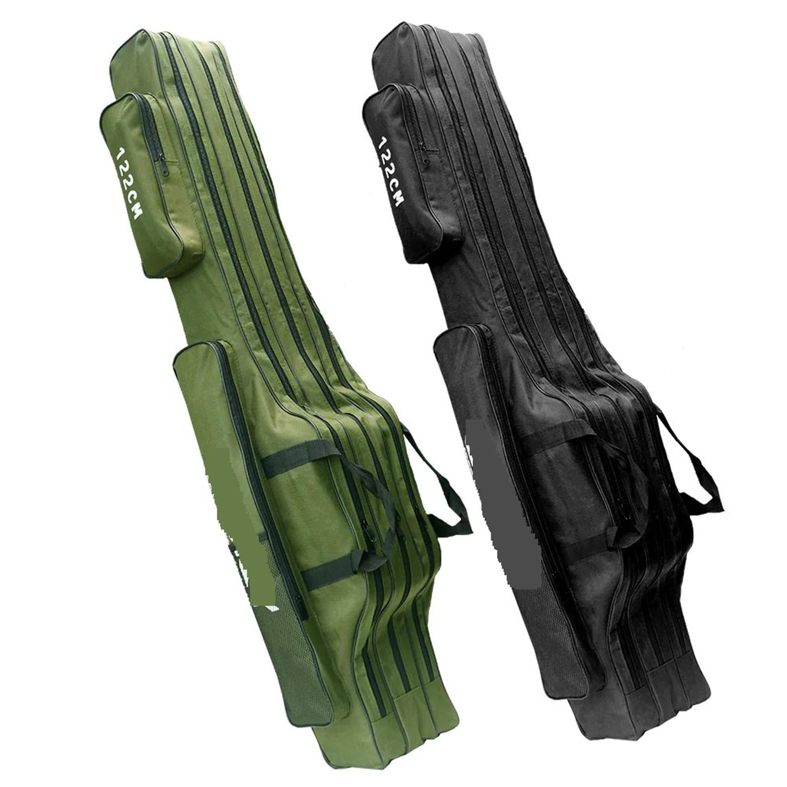 Funda Caña De Pescar 182CM-60CM retráctil Plegable portátil Impermeable Multicapa 2 3 Capas Tela Oxford caña de Pescar Pistola Bolsa Caja Conveniente
