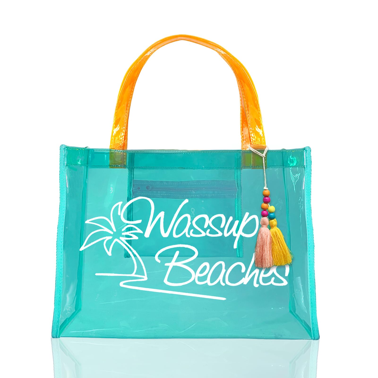 Wassup beaches Lime Green Swimming Case