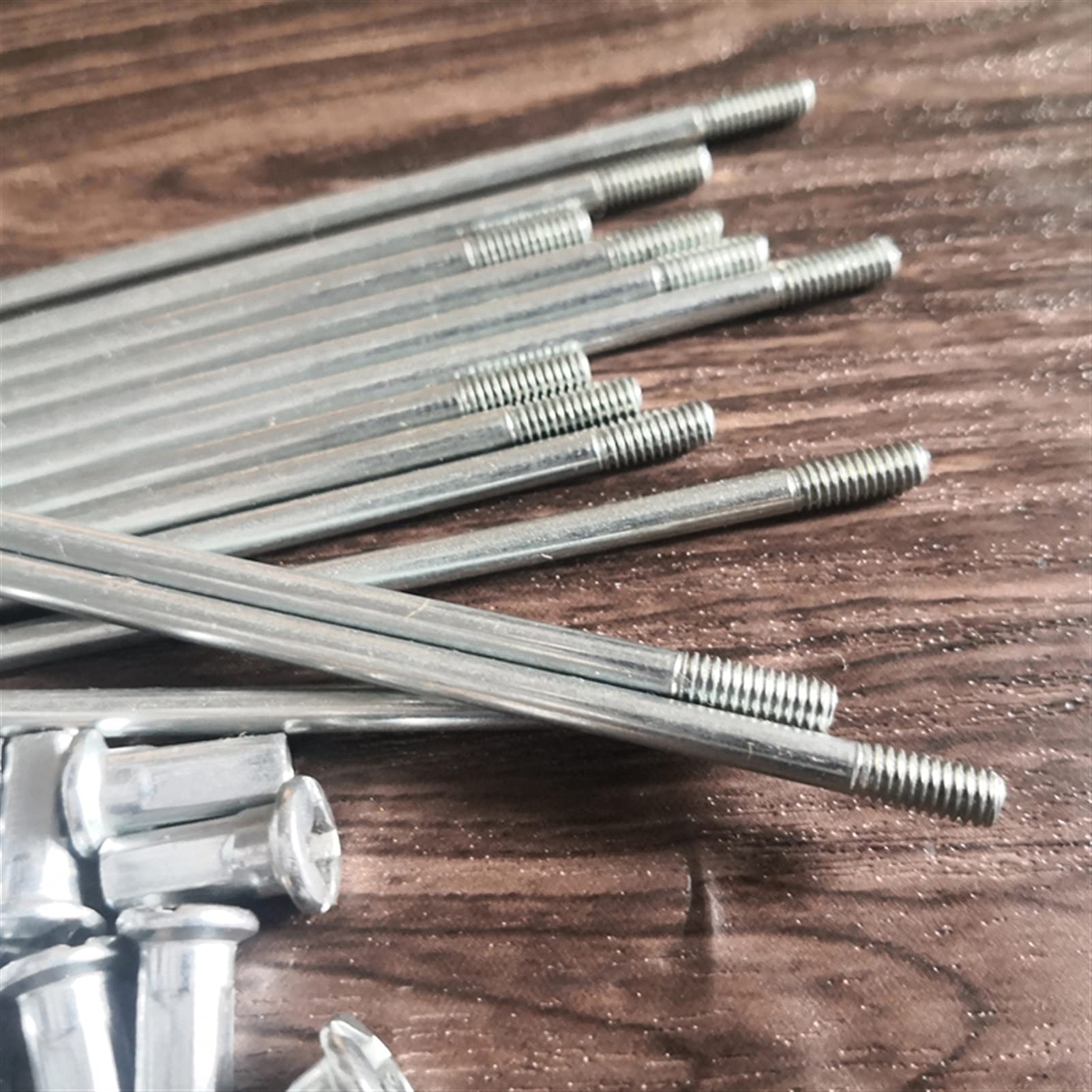36pcs/lot Motorradspeichen 4.0mm*50-180mm Elektrische Motorradräder Speichen for JH70 GN250 400 125 (Color : 162mm)