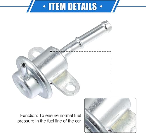 Miniatura 5 de VekAuto Regulador de presión de inyección de combustible compatible con Toyota 4Runner 2003-2009, regulador de presión de combustible de metal