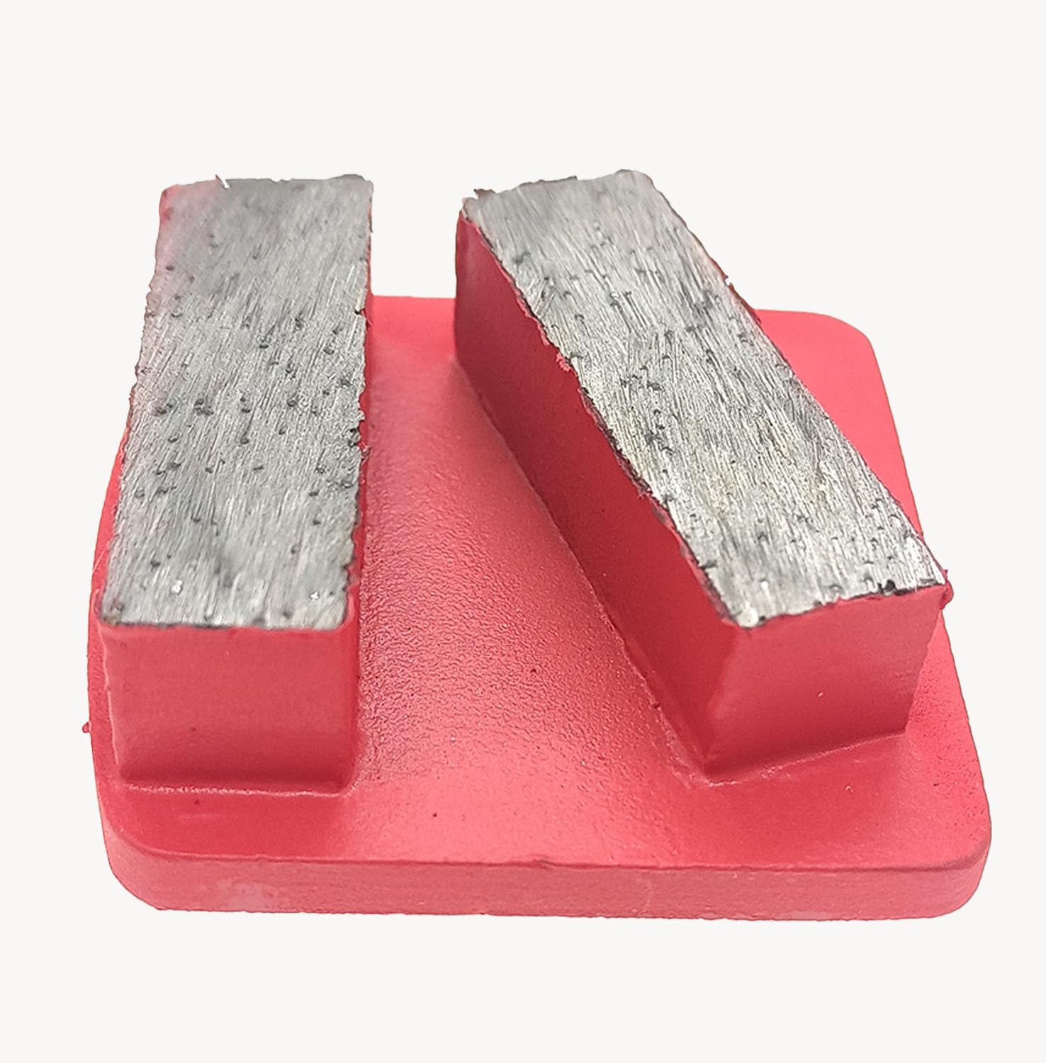Redi-Lock - Disco de preparación de suelo de hormigón, zapatas de molienda de metal de diamante, segs de doble barra compatibles con amoladora Husqvarna, grano 60/80, unión suave, 3 unidades