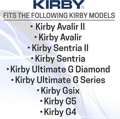 Miniatura 7 de Kirby Micron Magic HEPA Bolsas de filtro 2 unidades  Parte #205811  Ajuste universal para modelos F-Style y Twist-Style