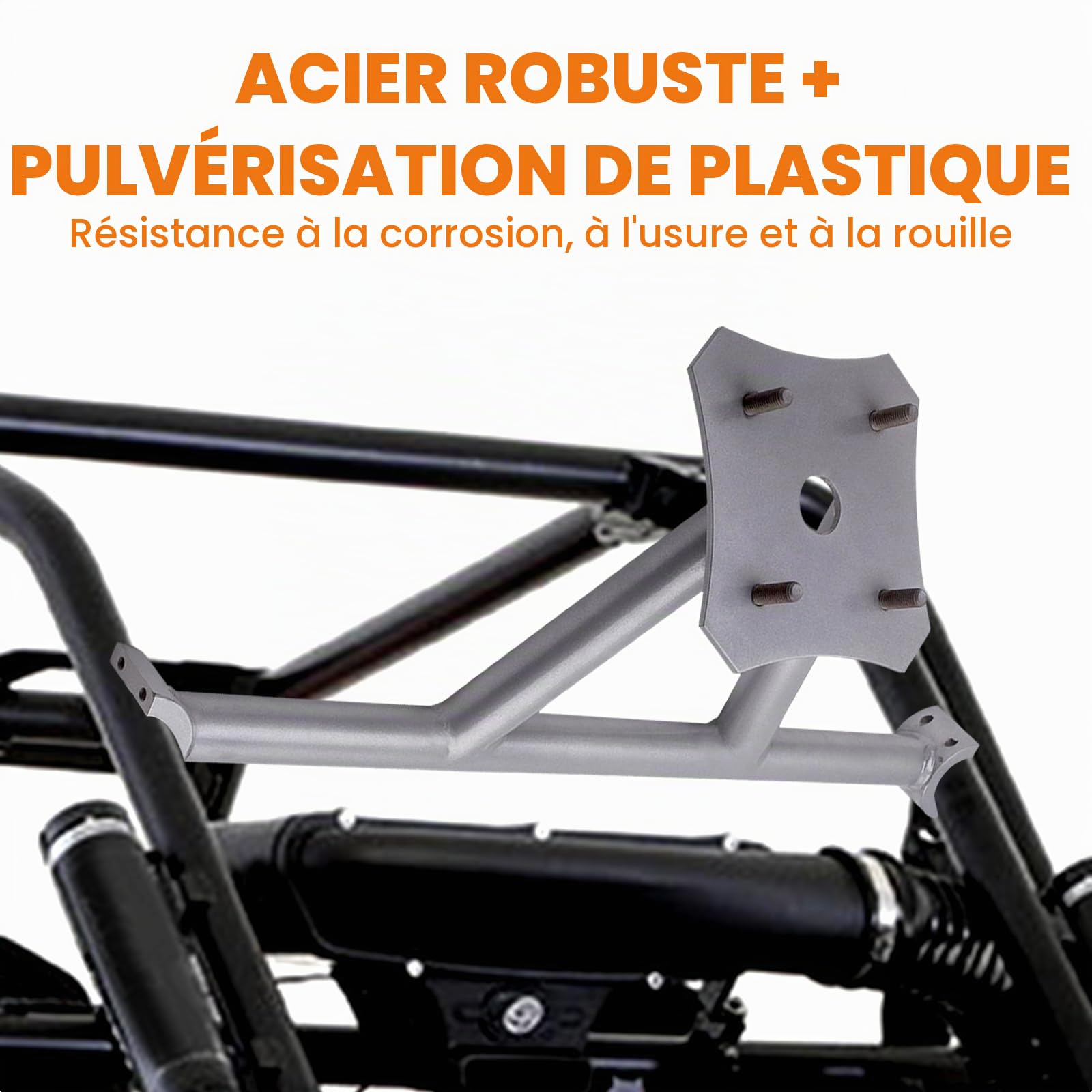 maXpeedingrods Support de roue de secours pour Polaris RZR XP 1000