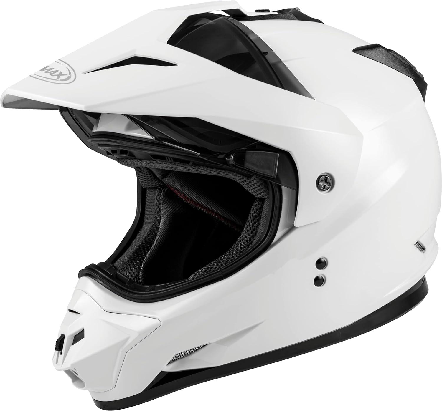 GMAX GM-11 Adult Dual-Sport Helmet for Riding Motorcycles, ATV’s, UTV’s, Snowmobiles and more (WHITE, XX-Large)
