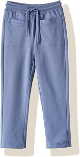 Amazon Brand - Symbol Kids Girls Cotton Blend Straight Fit Track Pant Price In India