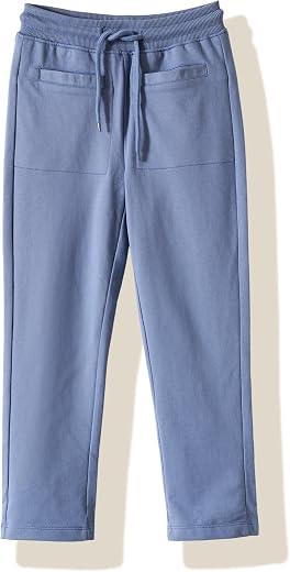 Amazon Brand - Symbol Kids Girls Cotton Blend Straight Fit Track Pant