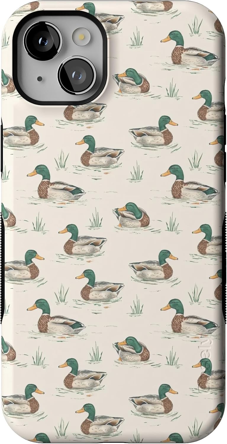Casely iPhone 14 Plus Case | The Boyfriend Collection | Mallard & Co. | Bold Protective Design | Compatible with MagSafe