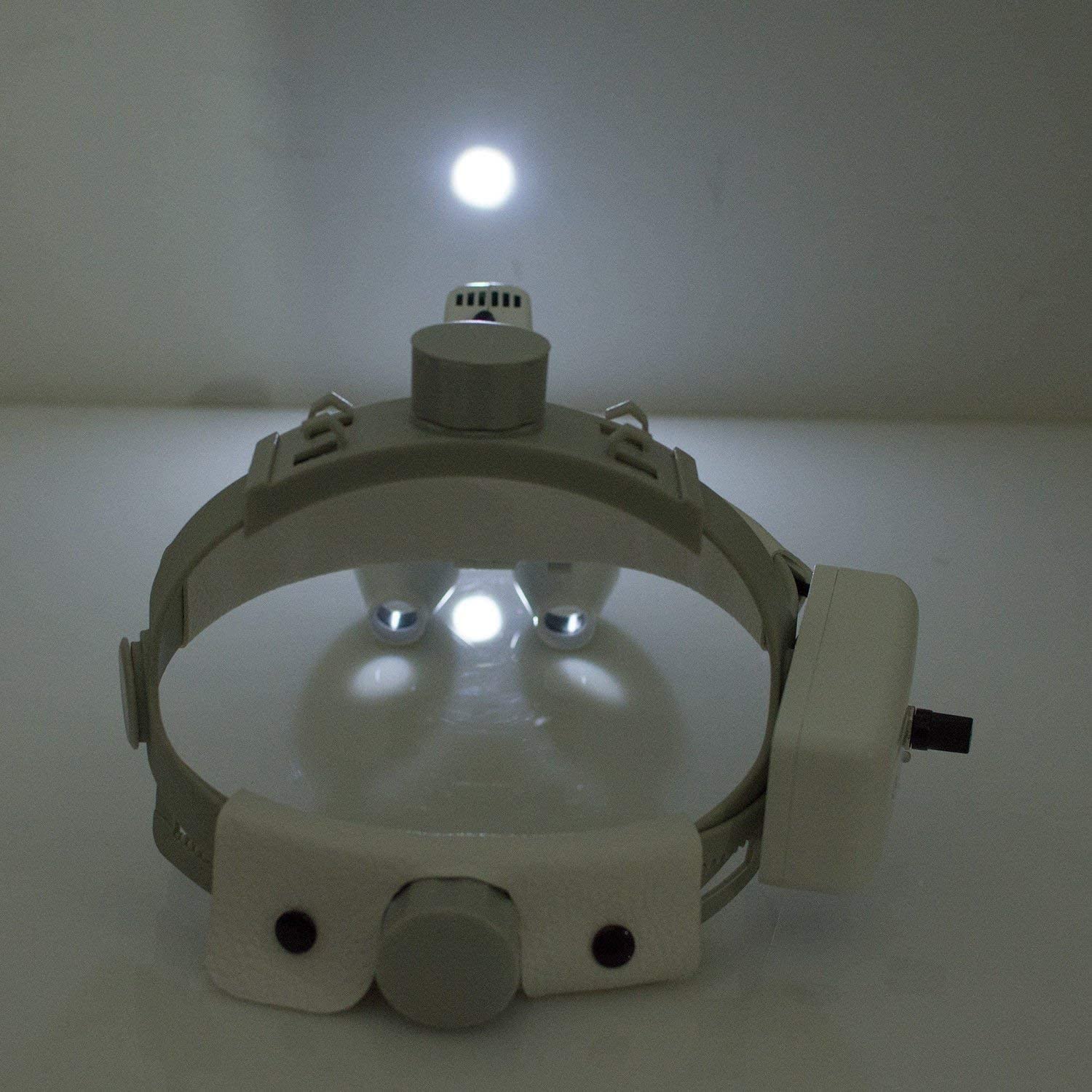 BoNew Sur~gical Me DY-106 Stirnband mit Licht, 5 W, silberfarben