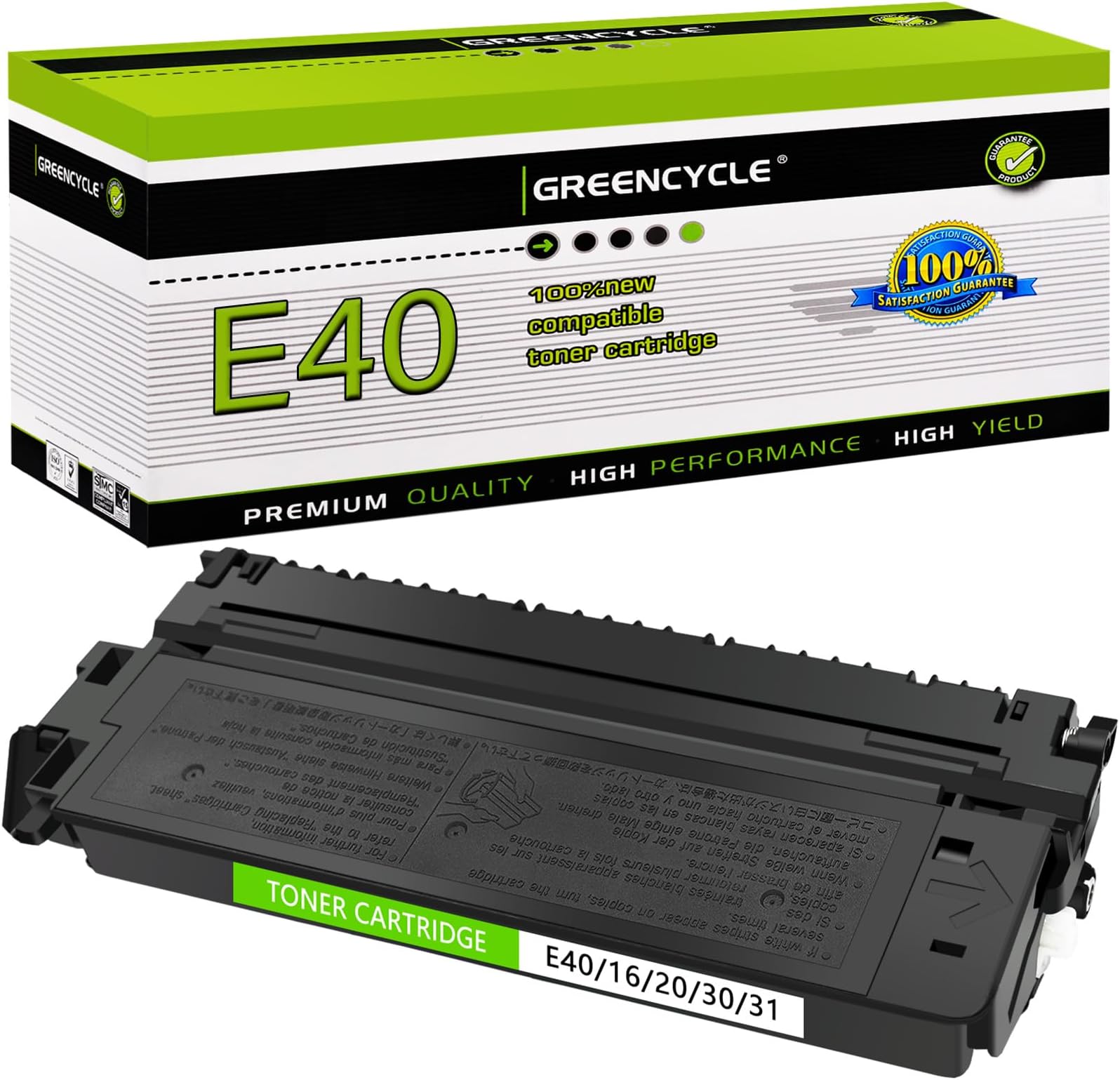 SuperInk 2 Pack Compatible for Canon E40/E30/E31/E16/E20 (1491A002AA) Black Toner