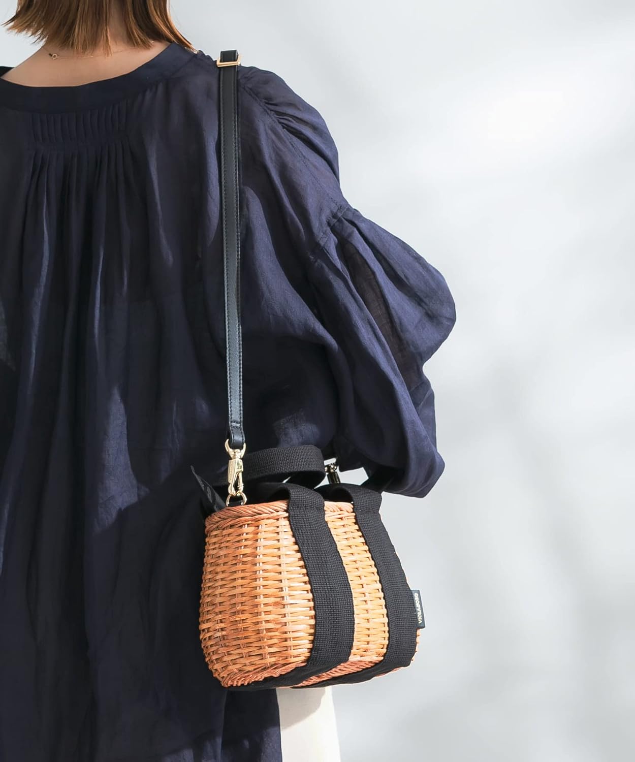 ハンドバッグ VIOLAd'ORO ラタンバスケット型2WAYトート coco♡ VIOLAd