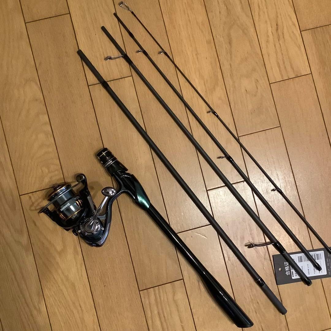 エギングシーバス2.4mスピニングロッド&スピニングリール2500番