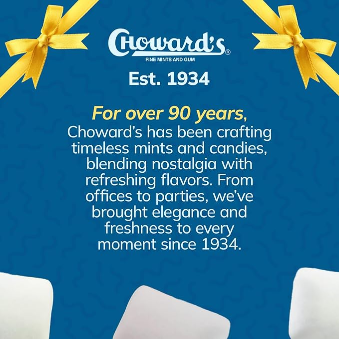 Chicle Sin Azúcar Sabor Menta Fuerte Choward's - Pack de 6 (60 g) miniatura 3