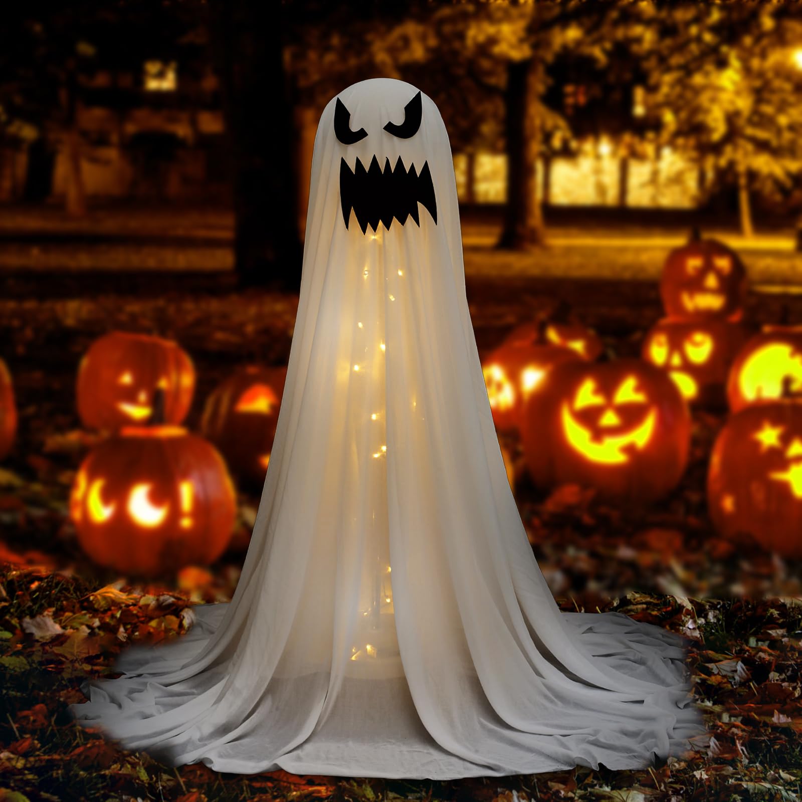 Kit De Fantômes Lumineux Pour Halloween, Effrayants Fantômes