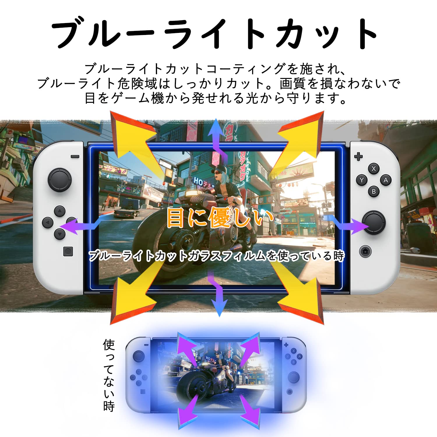 Amazon.co.jp: Kaneishi 3枚セット Nintendo Switch 有機ELモデル 対応 