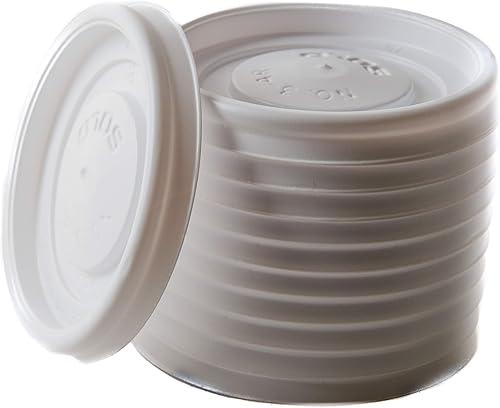 Miniatura 4 de Paquete de 50 Tazas de café espresso desechables de papel blanco de 4 onzas con tapas blancas, tazas de té caliente desechables de papel blanco,