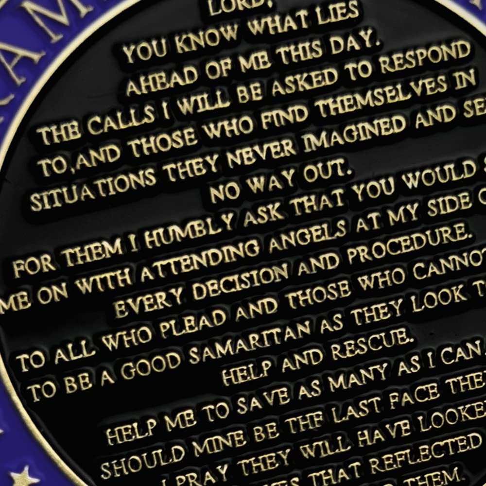 Paramedic Prayer Coins - 5 Pack -6 Paramedic Prayer Coins - 5 Pack -6