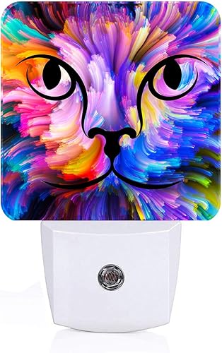 Miniatura 23 de Luz nocturna de almendro en flor, luces nocturnas enchufables, lámpara nocturna con sensor automático, lámpara de atardecer a amanecer, decoración