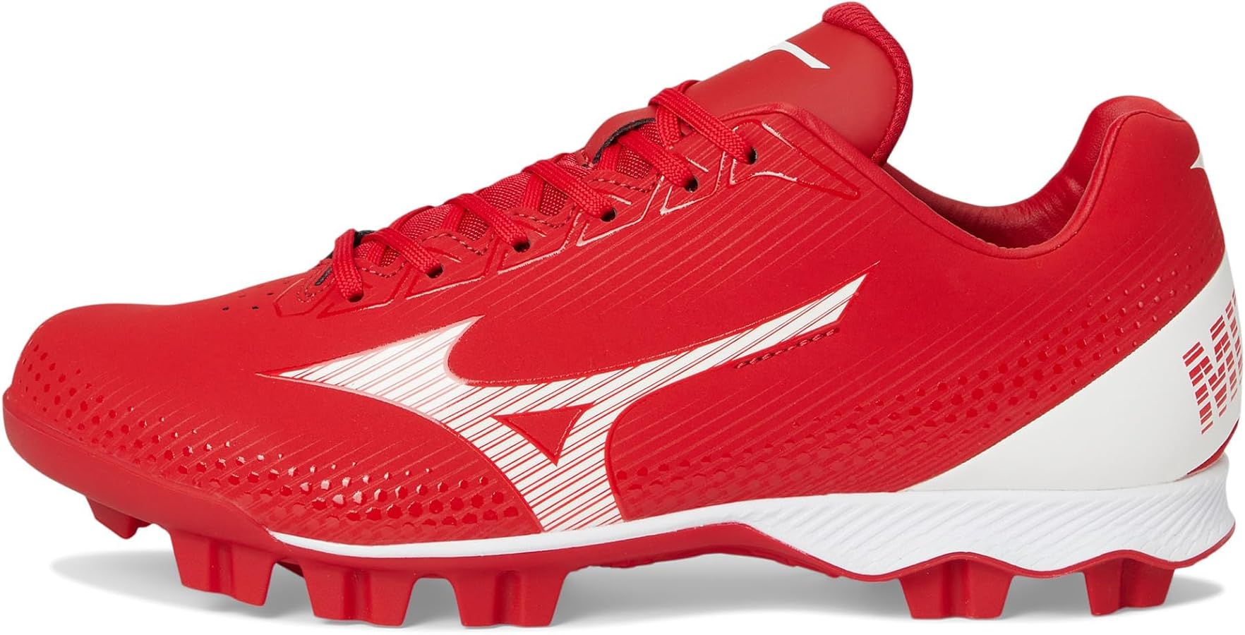 Amazon.com | Mizuno Men's Wave Lightrevo Baseball Shoe, Red-White